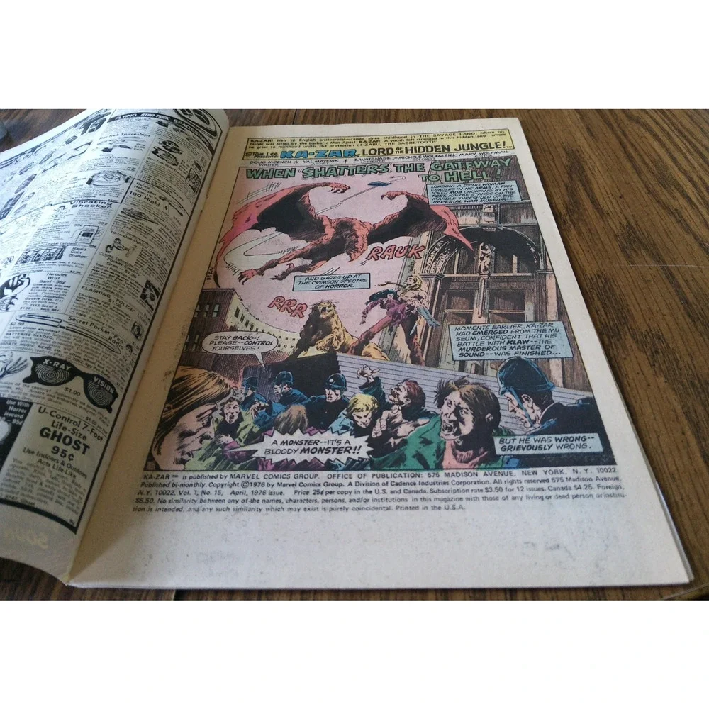 Ka-Zar #15 April 1976 Marvel Comics